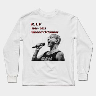 RIP Sinead O'Connor Irish Singer Legend Long Sleeve T-Shirt